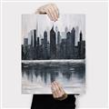 Picture of City from afar _GroupedProduct_Rectangle_Portrait_Canvas_