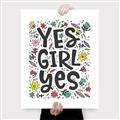 Picture of Yes Girl  _GroupedProduct_Rectangle_Portrait_Canvas_