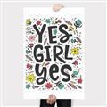 Picture of Yes Girl  _GroupedProduct_Rectangle_Portrait_Canvas_