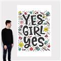 Picture of Yes Girl  _GroupedProduct_Rectangle_Portrait_Canvas_