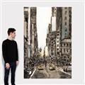 Picture of City Life  _GroupedProduct_Rectangle_Portrait_Canvas_