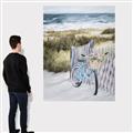 Picture of Biked to the Beach  _GroupedProduct_Rectangle_Portrait_Canvas_