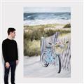 Picture of Biked to the Beach  _GroupedProduct_Rectangle_Portrait_Canvas_
