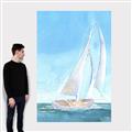 Picture of Sailing IV  _GroupedProduct_Rectangle_Portrait_Canvas_