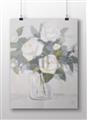 Picture of White Roses _GroupedProduct_Rectangle_Landscape_Unframed_Print_Only_