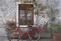 Picture of Red Bike _GroupedProduct_Rectangle_Landscape_Unframed_Print_Only_