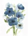 Picture of Blue Poppies I  _GroupedProduct_Rectangle_Portrait_Unframed_Print_Only_
