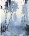 Picture of Winter Forest _GroupedProduct_Rectangle_Portrait_Unframed_Print_Only_