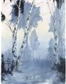 Picture of Winter Forest _GroupedProduct_Rectangle_Portrait_Unframed_Print_Only_