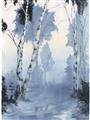 Picture of Winter Forest _GroupedProduct_Rectangle_Portrait_Unframed_Print_Only_