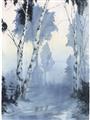 Picture of Winter Forest _GroupedProduct_Rectangle_Portrait_Unframed_Print_Only_