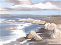 Picture of Rocky Coastline _GroupedProduct_Rectangle_Landscape_Unframed_Print_Only_
