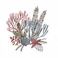 Picture of Ocean Coral l _GroupedProduct_Square_Unframed_Print_Only_