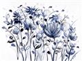 Picture of Indigo Blossom l _GroupedProduct_Rectangle_Landscape_Unframed_Print_Only_