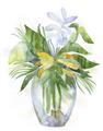 Picture of Green Vase II  _GroupedProduct_Rectangle_Portrait_Unframed_Print_Only_