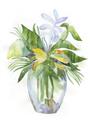 Picture of Green Vase II  _GroupedProduct_Rectangle_Portrait_Unframed_Print_Only_
