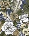 Picture of Detailed Floral in Color  _GroupedProduct_Rectangle_Portrait_Unframed_Print_Only_