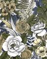Picture of Detailed Floral in Color  _GroupedProduct_Rectangle_Portrait_Unframed_Print_Only_