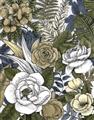 Picture of Detailed Floral in Color  _GroupedProduct_Rectangle_Portrait_Unframed_Print_Only_