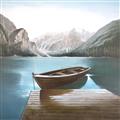 Picture of At the Dock  _GroupedProduct_Square_Unframed_Print_Only_
