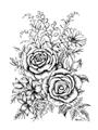 Picture of Sketched Flower I _GroupedProduct_Rectangle_Portrait_Unframed_Print_Only_