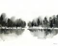 Picture of Misty Forest Black  _GroupedProduct_Rectangle_Landscape_Unframed_Print_Only_