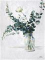 Picture of Flower in Bottle _GroupedProduct_Rectangle_Portrait_Unframed_Print_Only_
