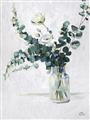 Picture of Flower in Bottle _GroupedProduct_Rectangle_Portrait_Unframed_Print_Only_
