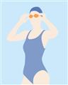 Picture of Swim Competition II  _GroupedProduct_Rectangle_Portrait_Unframed_Print_Only_