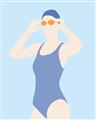 Picture of Swim Competition II  _GroupedProduct_Rectangle_Portrait_Unframed_Print_Only_