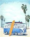Picture of Surf board _GroupedProduct_Rectangle_Portrait_Unframed_Print_Only_