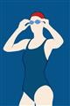 Picture of Swim Competition IV  _GroupedProduct_Rectangle_Portrait_Unframed_Print_Only_