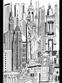 Picture of City Sketch II _GroupedProduct_Rectangle_Portrait_Unframed_Print_Only_