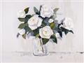 Picture of White Roses _GroupedProduct_Rectangle_Landscape_Unframed_Print_Only_