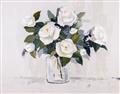 Picture of White Roses _GroupedProduct_Rectangle_Landscape_Unframed_Print_Only_