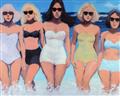 Picture of Beach Babes _GroupedProduct_Rectangle_Landscape_Unframed_Print_Only_