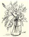 Picture of Drawn Florals II  _GroupedProduct_Rectangle_Portrait_Unframed_Print_Only_