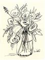 Picture of Drawn Florals II  _GroupedProduct_Rectangle_Portrait_Unframed_Print_Only_