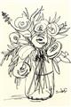 Picture of Drawn Florals II  _GroupedProduct_Rectangle_Portrait_Unframed_Print_Only_