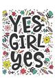 Picture of Yes Girl  _GroupedProduct_Rectangle_Portrait_Unframed_Print_Only_