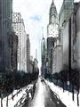 Picture of Snowy New York  _GroupedProduct_Rectangle_Portrait_Unframed_Print_Only_