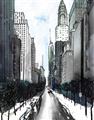 Picture of Snowy New York  _GroupedProduct_Rectangle_Portrait_Unframed_Print_Only_