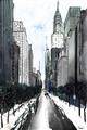 Picture of Snowy New York  _GroupedProduct_Rectangle_Portrait_Unframed_Print_Only_