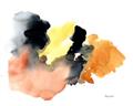 Picture of Watercolor with Orange _GroupedProduct_Rectangle_Landscape_Unframed_Print_Only_