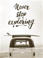 Picture of Never Stop Exploring Van _GroupedProduct_Rectangle_Portrait_Photography _GroupedProduct_Rectangle_Portrait_Unframed_Print_Only_