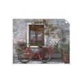 Picture of Red Bike _GroupedProduct_Rectangle_Landscape_Unframed_Print_Only_