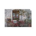 Picture of Red Bike _GroupedProduct_Rectangle_Landscape_Unframed_Print_Only_