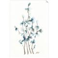 Picture of Blue Leaves I  _GroupedProduct_Rectangle_Portrait_Unframed_Print_Only_