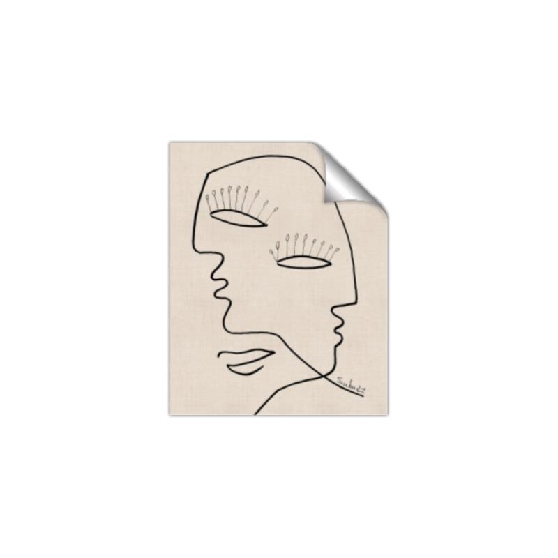 Picture of Two Faced II _GroupedProduct_Rectangle_Portrait_Unframed_Print_Only_