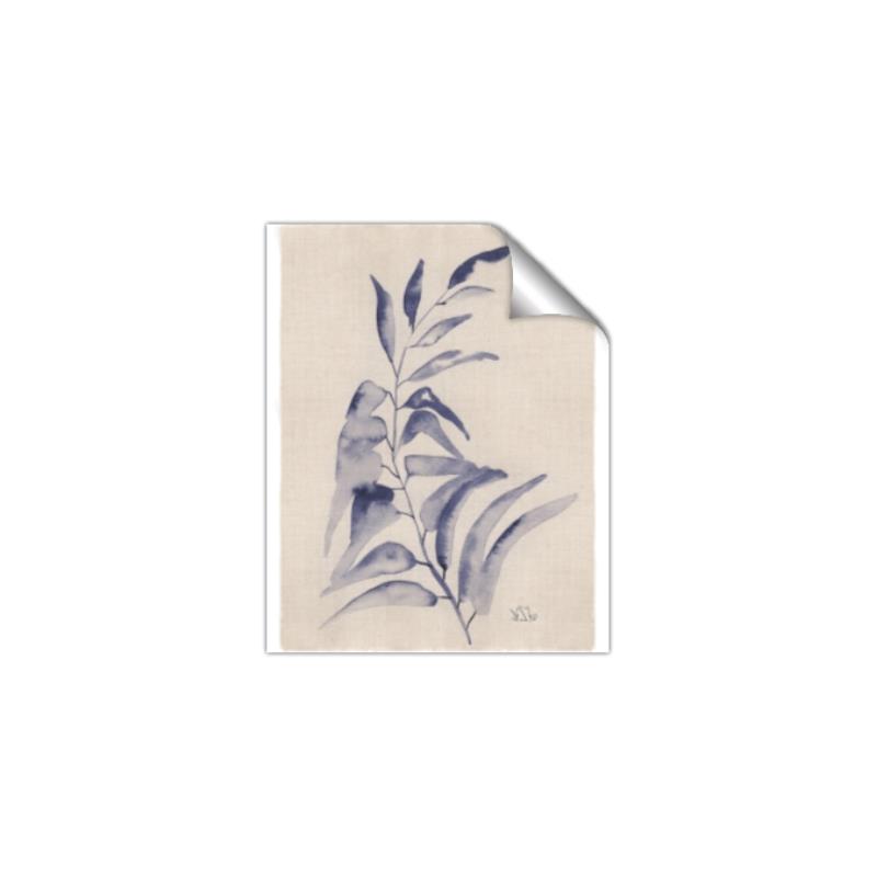 Picture of Blue Botanical II _GroupedProduct_Rectangle_Portrait_Unframed_Print_Only_